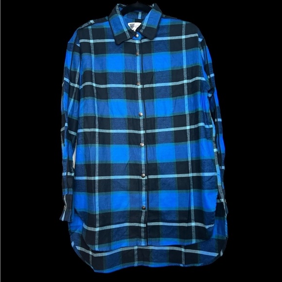 BNWT Lita by Ciara Revolve 100% cotton button down plaid - Size XS $198 - Picture 1 of 8